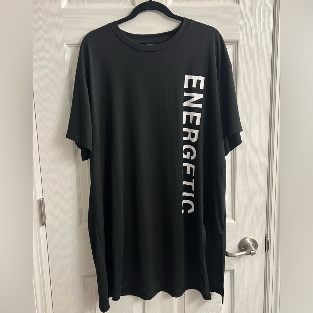 Long plus size tee 3x